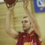 Agustín Alejos, durante una concentración y entrenamiento con la selección española de baloncesto en silla.