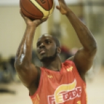 Amadou Diallo, durante una concentración y entrenamiento con la selección española de baloncesto en silla.