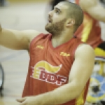 Jordi Ruiz, durante una concentración y entrenamiento con la selección española de baloncesto en silla.