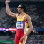 Joan Munar gana la medalla de bronce en los 100 metros T12 durante el Campeonato del Mundo de Atletismo Paralímpico de Londres.