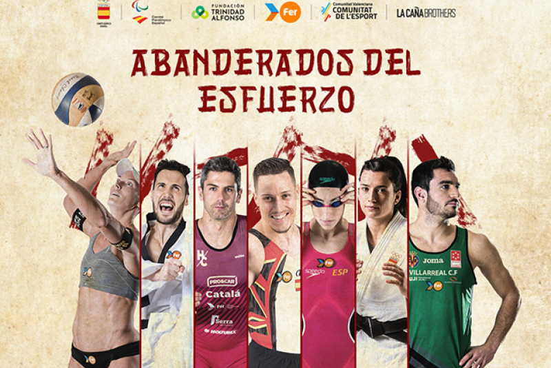 Cartel del documental 'Abanderados del esfuerzo'