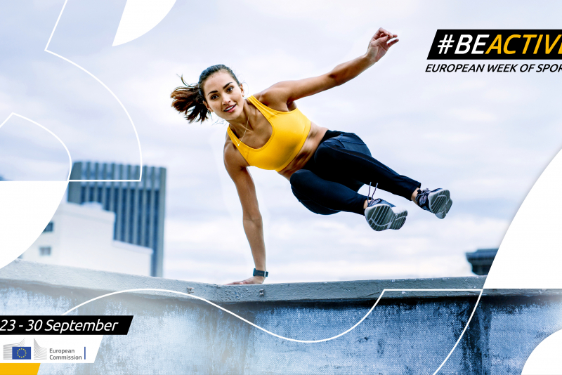 Imagen de la Campaña European Week of Sport 2021 #BeActive