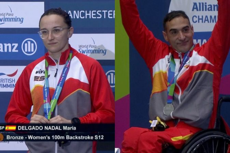 Arranca el mundial de natación paralímpica con cinco medallas para España y dos plazas para los Juegos Paralímpicos de París  