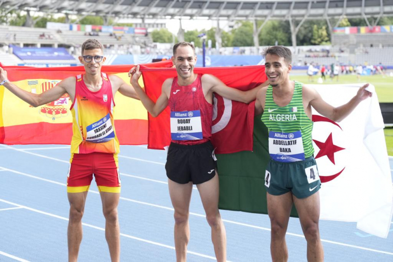 Yassine Ouhdadi plata en 1.500 T13 Mundial París 2023