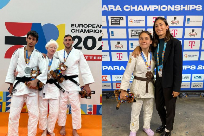 Cuatro medallas para el judo español en el Campeonato de Europa de Roterdam 