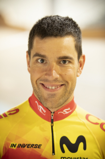 Eduardo Santas, con la selección española en el Mundial de Ciclismo en Pista de Apeldoorn 2019.