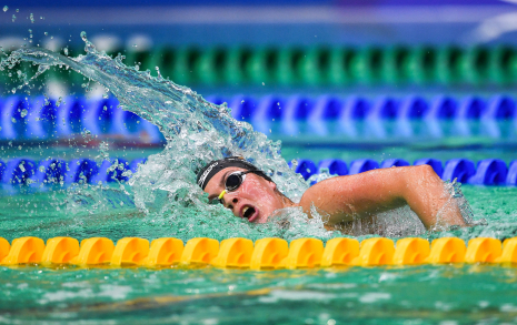 Eva Coronado, durante una prueba del Europeo de Dublín 2018