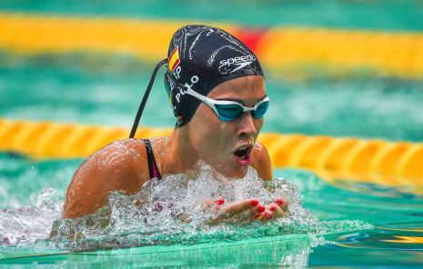 Marian Polo, en una de las pruebas disputadas en el Europeo de Dublín