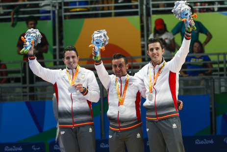 Jorge Cardona, Juan Bautista Pérez y José Manuel Ruiz