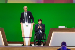 Los presidentes de los comités Olímpico y Paralímpico Italianos