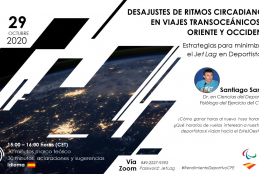 Seminario Estrategias para mitigar el jet lag en deportistas