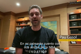 Pau Gasol, en su intervención en el vídeo