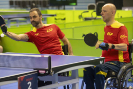 Cinco medallas para la selección española de Tenis de Mesa Paralímpica en el europeo de Sheffield 
