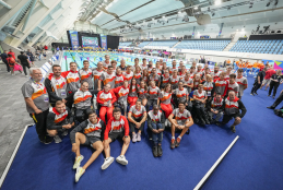 Nadadores paralímpicos en el Mundial de Manchester