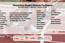 Listado de convocados