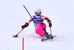 Audrey Pascual en la combinada alpina 