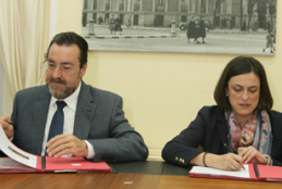 Miguel Carballeda y Elena Tejedor