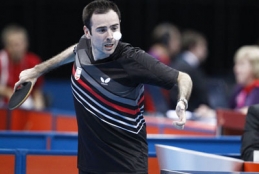 El jugador de tenis �lvaro Valera compitiendo