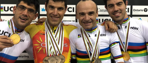 Los cuatro medallistas españole
