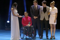 Teresa perales, Israel Oliver y Michelle Alonso recogen el premio
