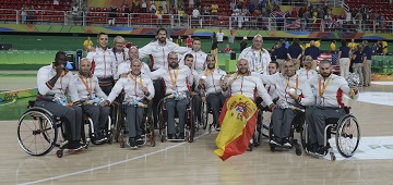 El equipo de baloncesto