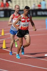 Jos Mara Pmpano gana la medalla de bronce en los 1.500 metros (clase T36) del Mundial de Lyon 2013
