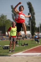 Xavier Porras gana la medalla de bronce en el salto de longitud (clase T11) del Mundial de Lyon 2013