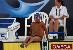 Miguel ngel Martnez en los 200 libres (S3), del Campeonato del Mundo de Natacin Paralmpica en Montreal, Canad.