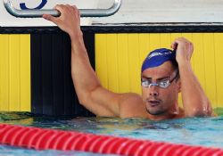 Jos Antonio Mar tras la serie de los 100 metros mariposa (S9), del Campeonato del Mundo de Natacin Paralmpica en Montreal, Canad.