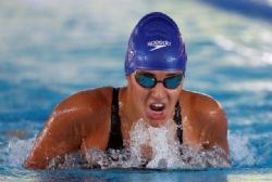 Michelle Alonso durante la serie de los 200 metros estilos (SM14), del Campeonato del Mundo de Natacin Paralmpica en Montreal, Canad.