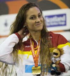 Sarai Gascn oro en 50libres s9 Glasgow 2015