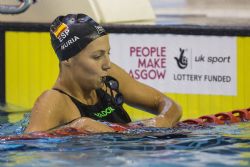 nRIA mARQU^S LLEGADA 400M LIBRES GLASGOW