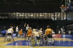 JUGADA ESPAA-HOLANDA EN EL PARTIDO DE BALONCESTO EN SILLA DE RUEDAS EUROPEO 2015