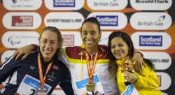 Teresa Perales en Glasgow 2015, Oro en 100m libres s5