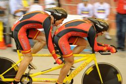 Mundial de Ciclismo Pista 2014. Ignacio vila y Joan Font