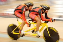 Mundial de Ciclismo en Pista. Ignacio vila y Joan Font