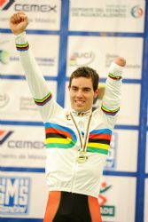 Alfonso Cabello en el Mundial de Ciclismo en Pista 2014