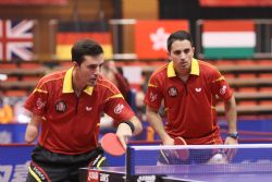 Mundial Tenis de Mesa 2014. Jorge Cardona y Jos Manuel Ruiz Reyes