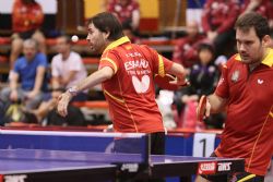 Mundial Tenis de Mesa 2014. Jordi Morales y lvaro Valera