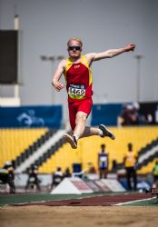 Ivn Cano, plata salto de longitud Mundial Doha 2015