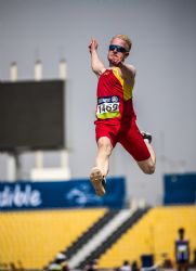 Ivn Cano, plata salto de longitud T13 Mundial Doha 2015