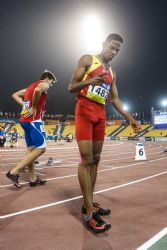 Deliber Rodrguez, 400m T20, Plata Mundial Atletismo Doha 2015