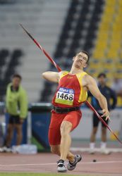 Hctor Cabrera, Lanzamiento de Jabalina T12 Mundial Atletismo Doha2015