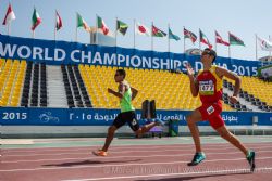 Joan Munar, 400m T12 Mundial Atletismo Doha 2015