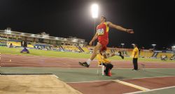 Jose Antonio Exposito, salto longitud T20, Mundial Atletismo Doha2015