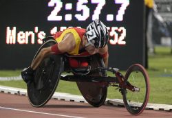 Santi Sanz 1500 T52 Mundial Atletismo Doha 2015