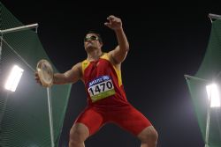 David Casinos, Oro en lanzamiento de disco F11, Mundial Atletismo Doha2015