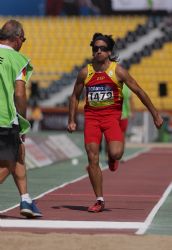 Xavi Porras, salto de longitud T11, Mundial Atletismo Doha2015