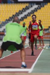 Xavi Porras, salto de longitud T11, Mundial Atletismo Doha2015