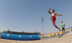 Xavi Porras, salto de longitud T11, Mundial Atletismo Doha2015